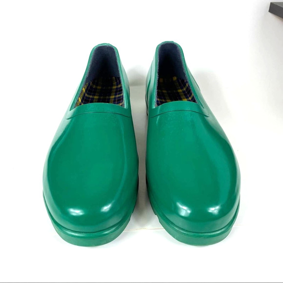 EDDIE BAUER GREEN RUBBER WATERPROOF CLOGS WOMEN'S SIZE 10M - Picture 7 of 10
